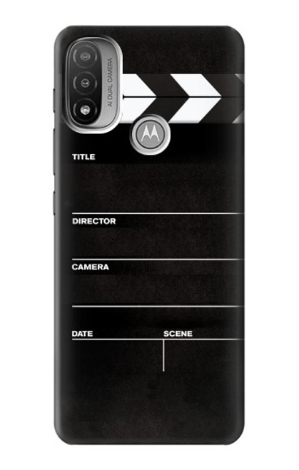 S2479 Director Clapboard Hülle Schutzhülle Taschen für Motorola Moto E20,E30,E40