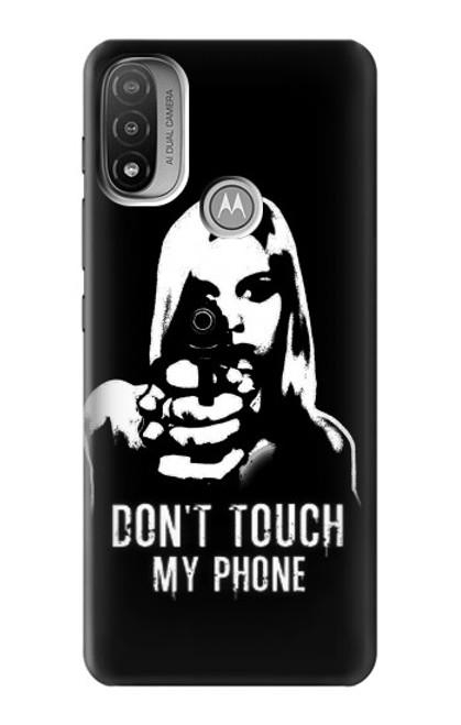 S2518 Do Not Touch My Phone Hülle Schutzhülle Taschen für Motorola Moto E20,E30,E40