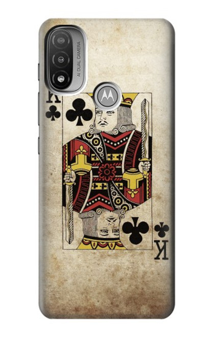 S2528 Poker King Card Hülle Schutzhülle Taschen für Motorola Moto E20,E30,E40
