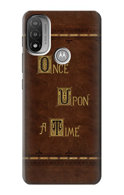 S2643 Once Upon A Time Book Hülle Schutzhülle Taschen für Motorola Moto E20,E30,E40
