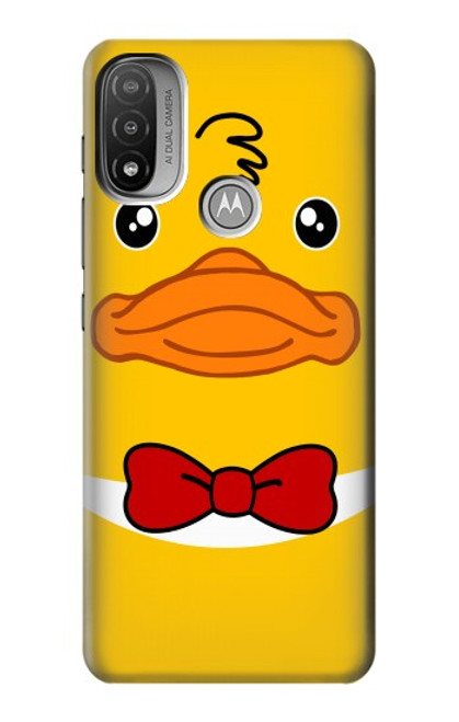 S2760 Yellow Duck Tuxedo Cartoon Hülle Schutzhülle Taschen für Motorola Moto E20,E30,E40