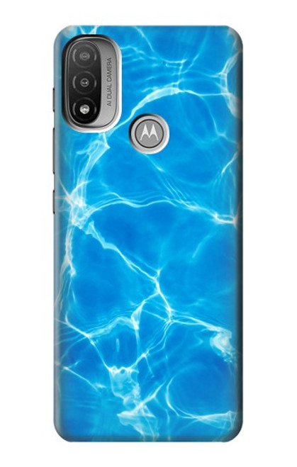 S2788 Blue Water Swimming Pool Hülle Schutzhülle Taschen für Motorola Moto E20,E30,E40