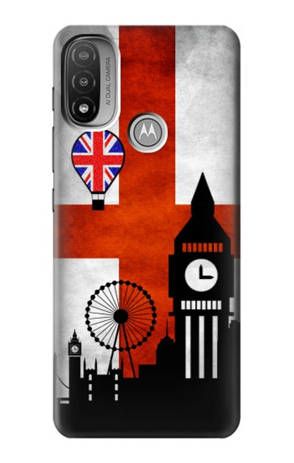S2979 England Football Soccer Hülle Schutzhülle Taschen für Motorola Moto E20,E30,E40