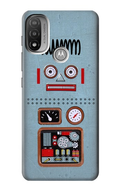 S3040 Retro Robot Toy Hülle Schutzhülle Taschen für Motorola Moto E20,E30,E40