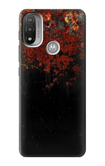 S3071 Rusted Metal Texture Graphic Hülle Schutzhülle Taschen für Motorola Moto E20,E30,E40