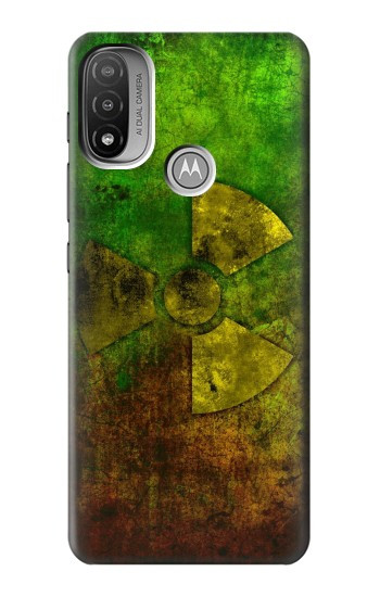 S3202 Radioactive Nuclear Hazard Symbol Hülle Schutzhülle Taschen für Motorola Moto E20,E30,E40