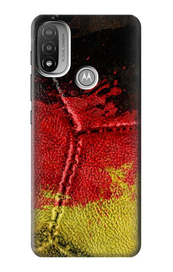 S3303 Germany Flag Vintage Football Graphic Hülle Schutzhülle Taschen für Motorola Moto E20,E30,E40