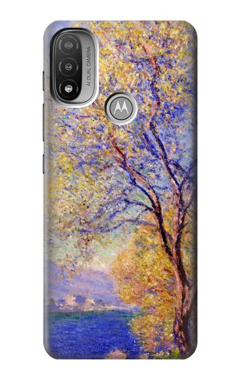 S3339 Claude Monet Antibes Seen from the Salis Gardens Hülle Schutzhülle Taschen für Motorola Moto E20,E30,E40