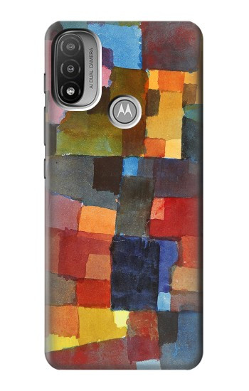 S3341 Paul Klee Raumarchitekturen Hülle Schutzhülle Taschen für Motorola Moto E20,E30,E40