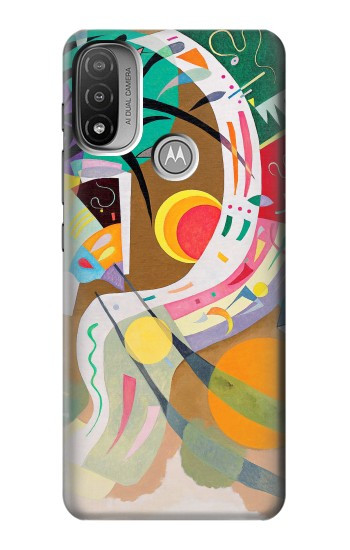 S3346 Vasily Kandinsky Guggenheim Hülle Schutzhülle Taschen für Motorola Moto E20,E30,E40