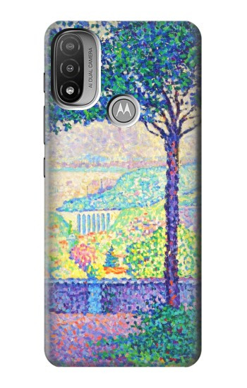 S3349 Paul Signac Terrace of Meudon Hülle Schutzhülle Taschen für Motorola Moto E20,E30,E40