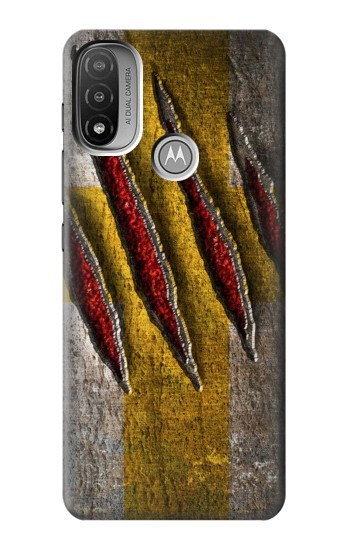 S3603 Wolverine Claw Slash Hülle Schutzhülle Taschen für Motorola Moto E20,E30,E40