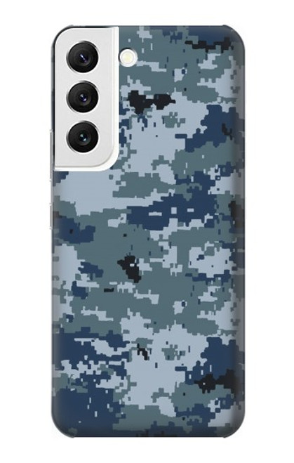 S2346 Navy Camo Camouflage Graphic Hülle Schutzhülle Taschen für Samsung Galaxy S22