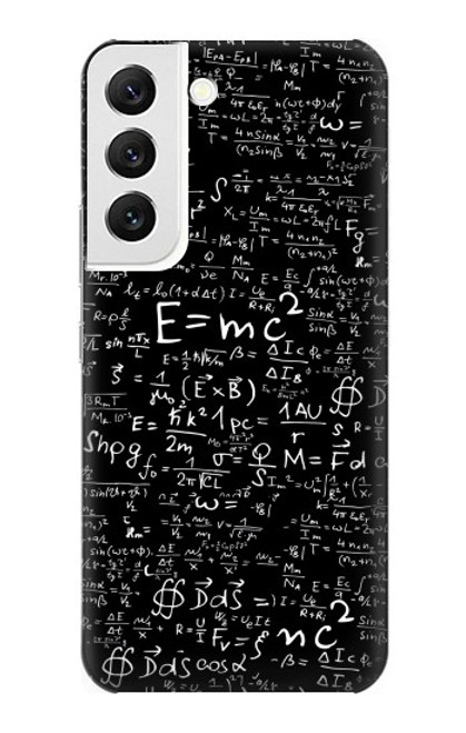 S2574 Mathematics Physics Blackboard Equation Hülle Schutzhülle Taschen für Samsung Galaxy S22