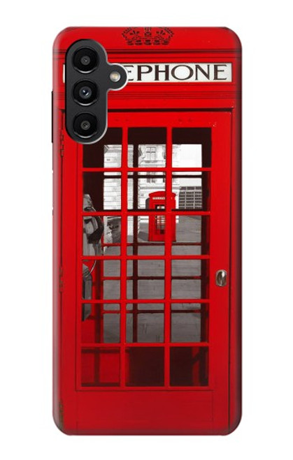 S0058 British Red Telephone Box Hülle Schutzhülle Taschen für Samsung Galaxy A13 5G