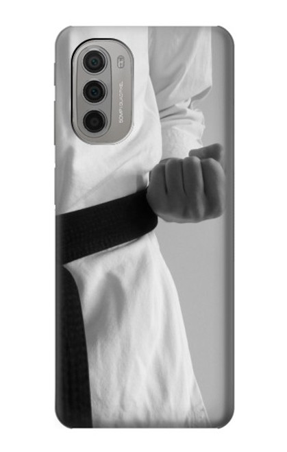 S1931 Black Belt Karate Hülle Schutzhülle Taschen für Motorola Moto G51 5G