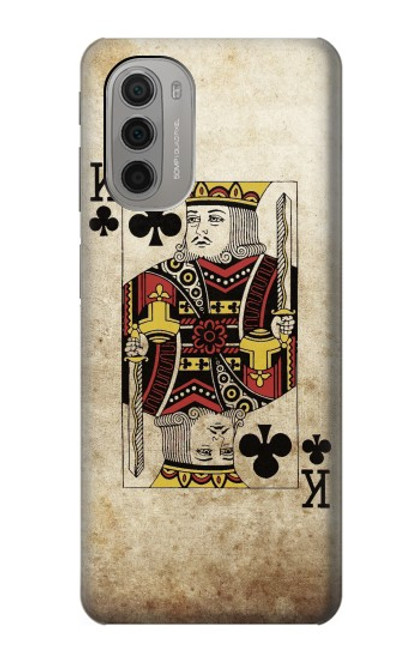 S2528 Poker King Card Hülle Schutzhülle Taschen für Motorola Moto G51 5G