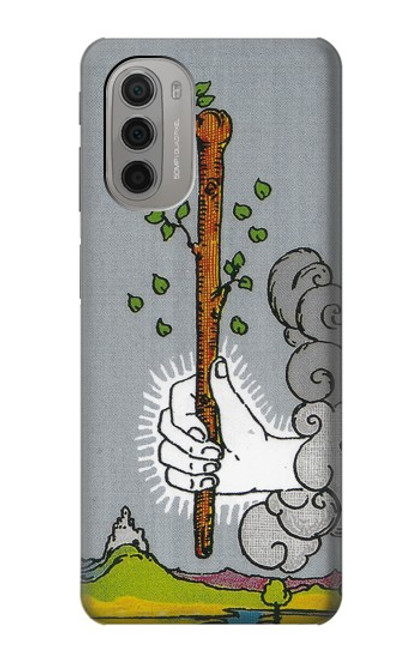 S3723 Tarot Card Age of Wands Hülle Schutzhülle Taschen für Motorola Moto G51 5G