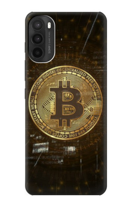 S3798 Cryptocurrency Bitcoin Hülle Schutzhülle Taschen für Motorola Moto G71 5G
