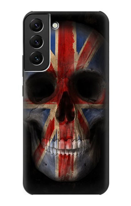 S3848 United Kingdom Flag Skull Hülle Schutzhülle Taschen für Samsung Galaxy S22 Plus