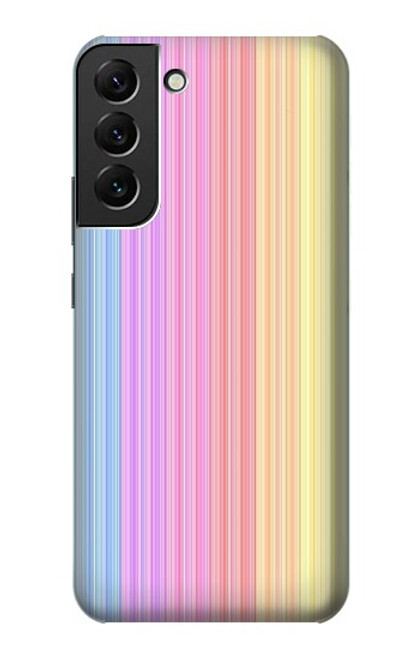 S3849 Colorful Vertical Colors Hülle Schutzhülle Taschen für Samsung Galaxy S22 Plus