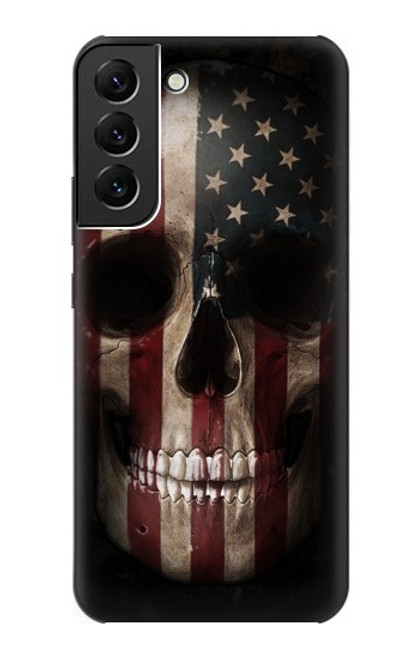 S3850 American Flag Skull Hülle Schutzhülle Taschen für Samsung Galaxy S22 Plus