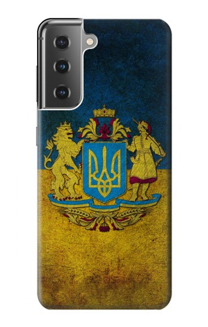 S3858 Ukraine Vintage Flag Hülle Schutzhülle Taschen für Samsung Galaxy S21 Plus 5G, Galaxy S21+ 5G