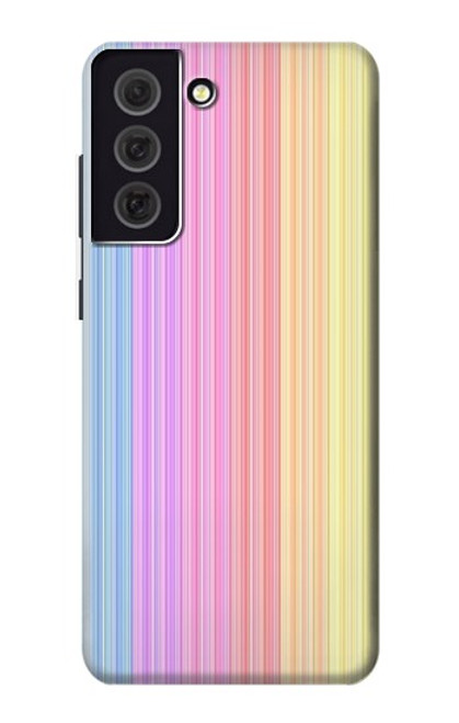 S3849 Colorful Vertical Colors Hülle Schutzhülle Taschen für Samsung Galaxy S21 FE 5G