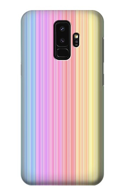 S3849 Colorful Vertical Colors Hülle Schutzhülle Taschen für Samsung Galaxy S9 Plus