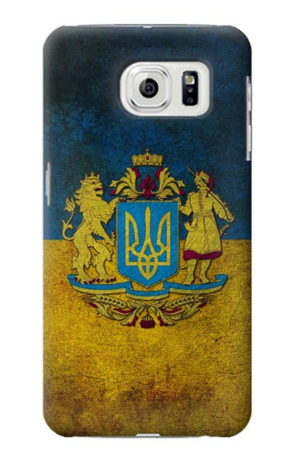 S3858 Ukraine Vintage Flag Hülle Schutzhülle Taschen für Samsung Galaxy S7 Edge