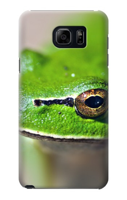 S3845 Green frog Hülle Schutzhülle Taschen für Samsung Galaxy S6 Edge Plus