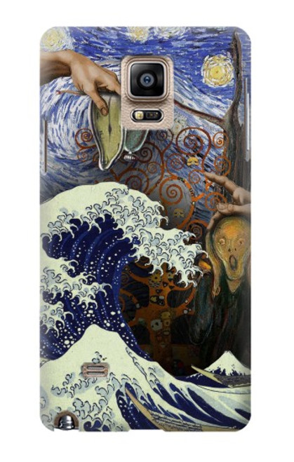 S3851 World of Art Van Gogh Hokusai Da Vinci Hülle Schutzhülle Taschen für Samsung Galaxy Note 4
