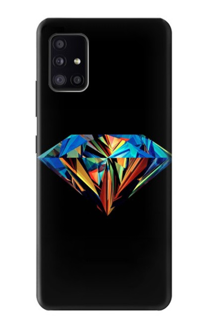 S3842 Abstract Colorful Diamond Hülle Schutzhülle Taschen für Samsung Galaxy A41