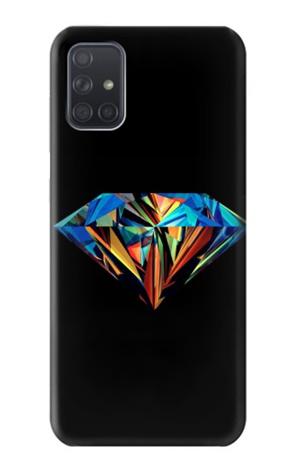 S3842 Abstract Colorful Diamond Hülle Schutzhülle Taschen für Samsung Galaxy A71 5G