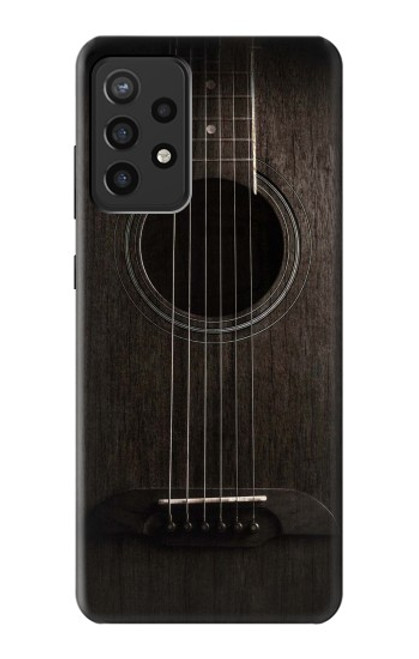 S3834 Old Woods Black Guitar Hülle Schutzhülle Taschen für Samsung Galaxy A72, Galaxy A72 5G