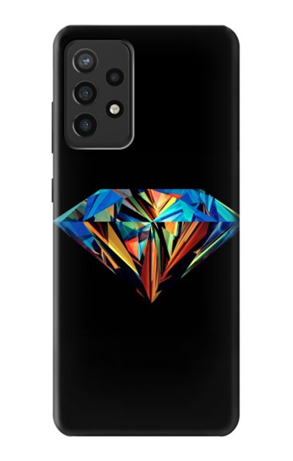 S3842 Abstract Colorful Diamond Hülle Schutzhülle Taschen für Samsung Galaxy A72, Galaxy A72 5G