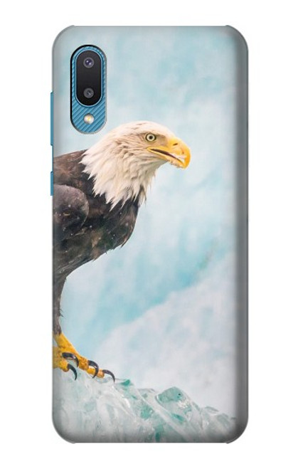 S3843 Bald Eagle On Ice Hülle Schutzhülle Taschen für Samsung Galaxy A04, Galaxy A02, M02