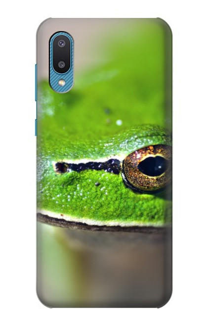 S3845 Green frog Hülle Schutzhülle Taschen für Samsung Galaxy A04, Galaxy A02, M02