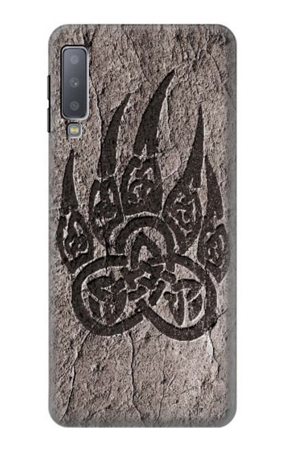 S3832 Viking Norse Bear Paw Berserkers Rock Hülle Schutzhülle Taschen für Samsung Galaxy A7 (2018)
