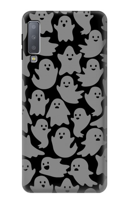 S3835 Cute Ghost Pattern Hülle Schutzhülle Taschen für Samsung Galaxy A7 (2018)