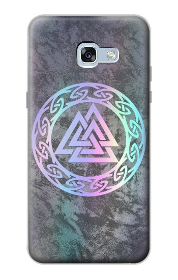 S3833 Valknut Odin Wotans Knot Hrungnir Heart Hülle Schutzhülle Taschen für Samsung Galaxy A5 (2017)