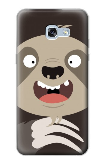 S3855 Sloth Face Cartoon Hülle Schutzhülle Taschen für Samsung Galaxy A5 (2017)