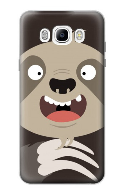 S3855 Sloth Face Cartoon Hülle Schutzhülle Taschen für Samsung Galaxy J7 (2016)