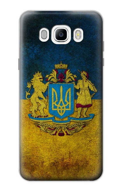 S3858 Ukraine Vintage Flag Hülle Schutzhülle Taschen für Samsung Galaxy J7 (2016)