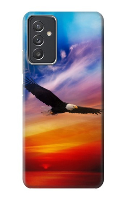 S3841 Bald Eagle Flying Colorful Sky Hülle Schutzhülle Taschen für Samsung Galaxy Quantum 2