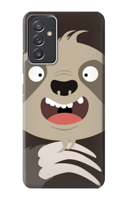 S3855 Sloth Face Cartoon Hülle Schutzhülle Taschen für Samsung Galaxy Quantum 2