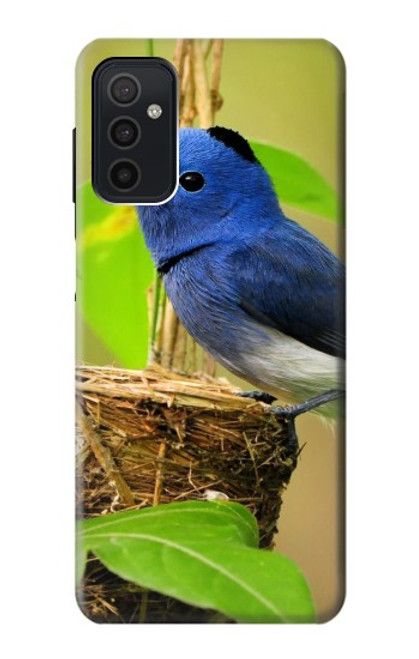 S3839 Bluebird of Happiness Blue Bird Hülle Schutzhülle Taschen für Samsung Galaxy M52 5G