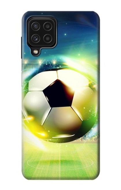 S3844 Glowing Football Soccer Ball Hülle Schutzhülle Taschen für Samsung Galaxy M22