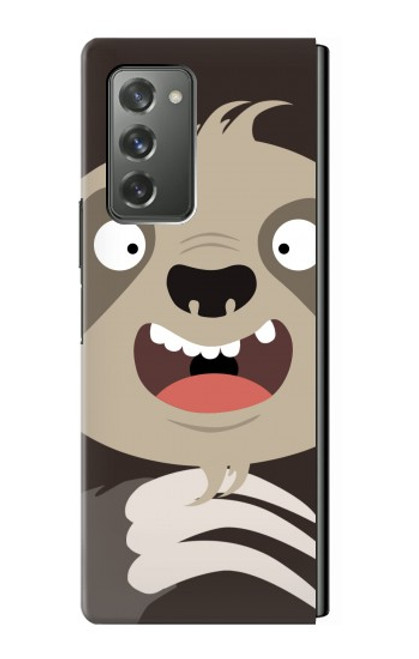 S3855 Sloth Face Cartoon Hülle Schutzhülle Taschen für Samsung Galaxy Z Fold2 5G