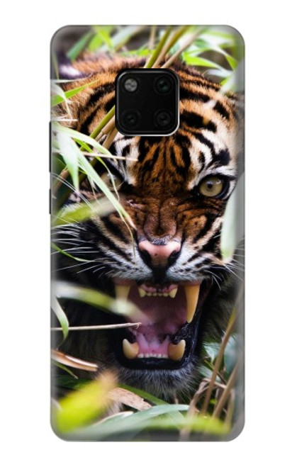 S3838 Barking Bengal Tiger Hülle Schutzhülle Taschen für Huawei Mate 20 Pro